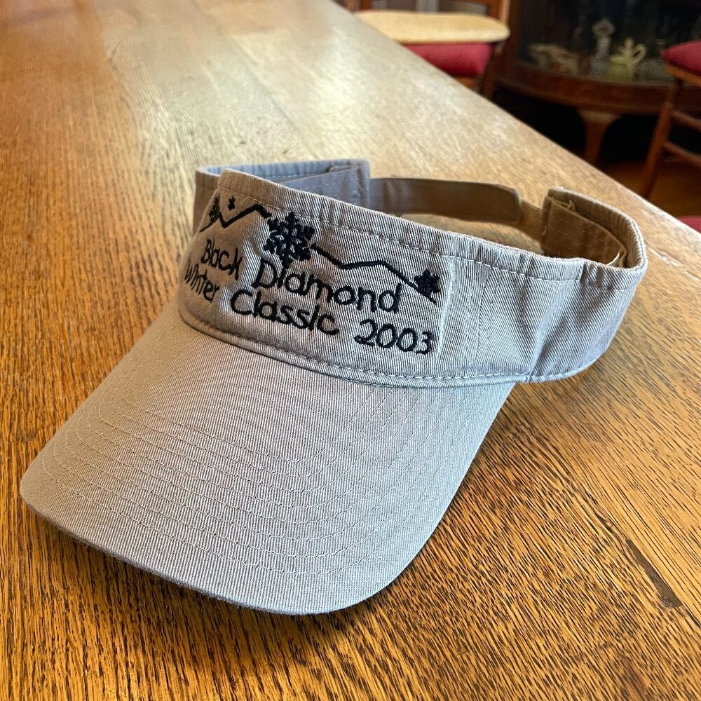 Men's Black Diamond Winter Classic 2003 (Gymnastics) Hook and Loop Visor Hat Cap